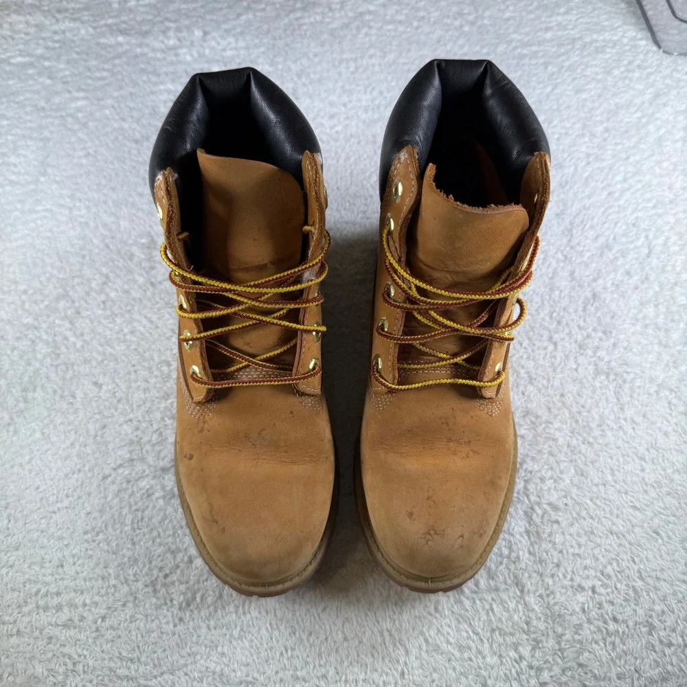 Timberland 6 Inch Premium Waterproof Boots Wheat Nubuck Leather 6.5 M / 8 W